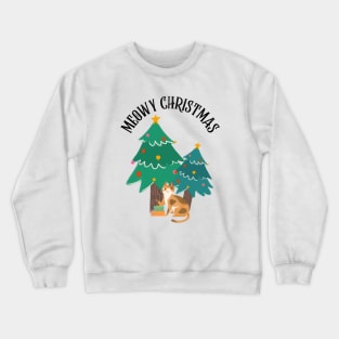 Meowy Christmas Crewneck Sweatshirt